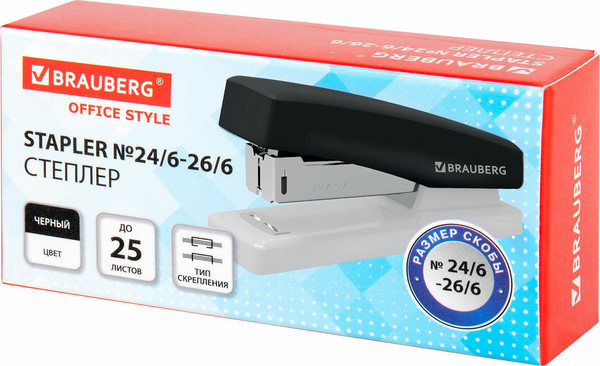 Изображение товара Степлер Brauberg 272747 (черный)