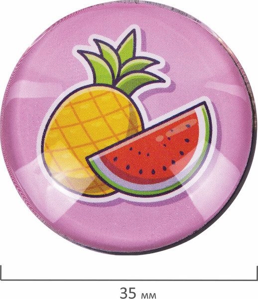 Изображение товара Набор магнитов Brauberg Kids. 3D Street Food / 272515 (6шт)