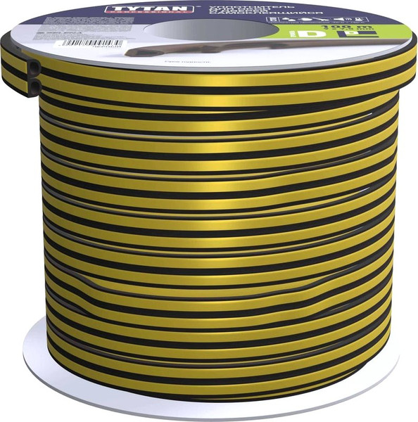 Изображение товара Лента уплотнительная Tytan Professional Для окон и дверей D-профиль 40мx14ммx12мм / 91614 (черный)