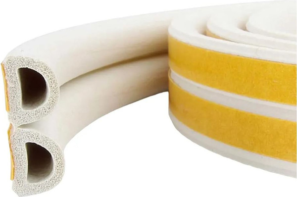 Изображение товара Лента уплотнительная Tytan Professional Для окон и дверей D-профиль 6мx9ммx7.5мм / 19460 (белый)