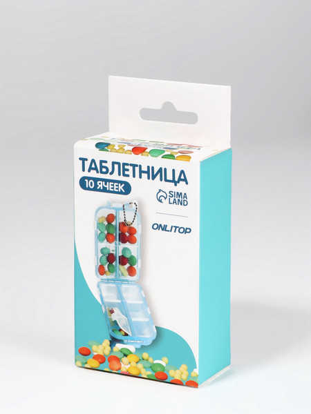 Изображение товара Таблетница Onlytop 10513462 (голубой)