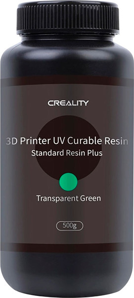 Изображение товара Фотополимерная смола для 3D-принтера Creality Standard Transparent Green / 3302020084 (500г)