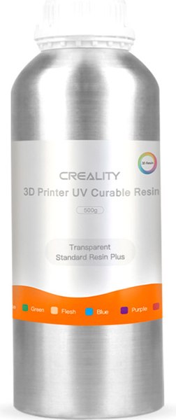 Изображение товара Фотополимерная смола для 3D-принтера Creality Transparent / 3302030002 (500г)