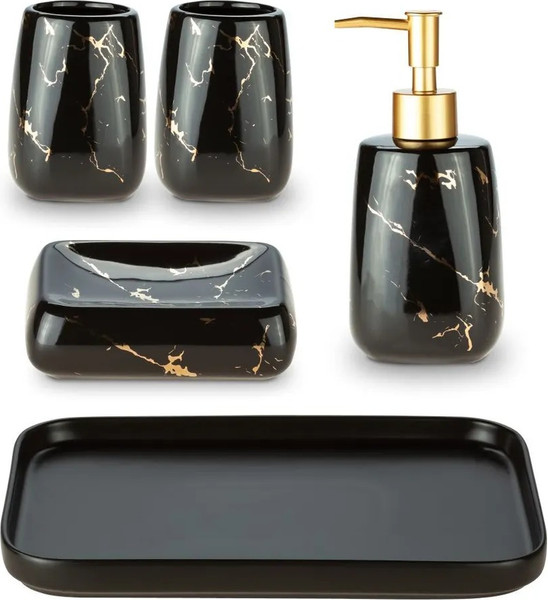 Изображение товара Набор аксессуаров для ванной Solmax&Home SM98175 (черный)