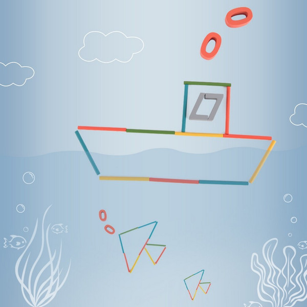 Изображение товара Касса счетных материалов Classic World Занимательная математика / CW54563