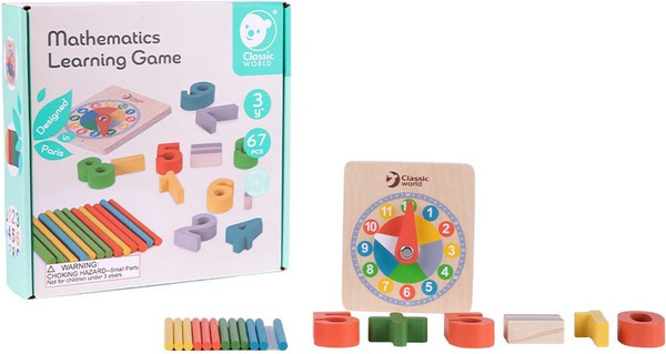 Изображение товара Касса счетных материалов Classic World Занимательная математика / CW54563