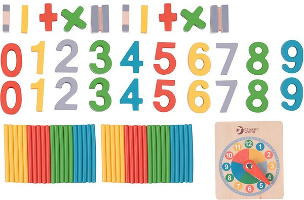 Изображение товара Касса счетных материалов Classic World Занимательная математика / CW54563