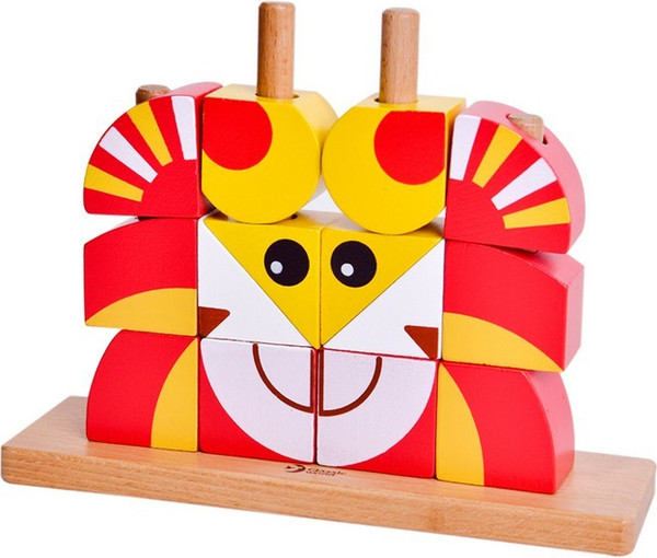 Изображение товара Развивающая игра Classic World Вертикальный пазл. Львенок CW51060