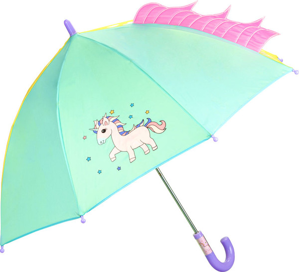 Изображение товара Зонт-трость Solmax&Kids Единорог / SM90584 (голубой)
