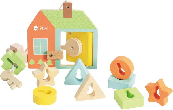 Изображение товара Развивающий игровой набор Classic World Домик с ключиками CW20143