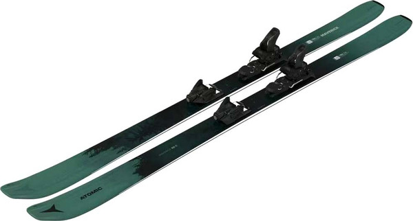 Изображение товара Горные лыжи с креплениями Atomic Ski Maverick 86 C&Strive 12 GW 2024-2025 / AAST02288169 (р.169, темно-зеленый/черный)