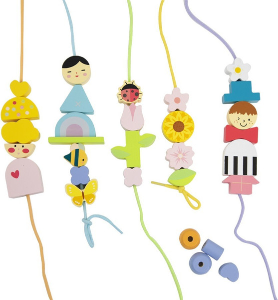 Изображение товара Развивающий игровой набор Classic World Шнуровка Веселые лица CW20164