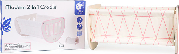 Изображение товара Набор аксессуаров для куклы Classic World Кровать для кукол 2 в 1 CW50547