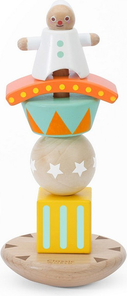 Изображение товара Развивающий игровой набор Classic World Пирамидка-качалка Клоун CW20097