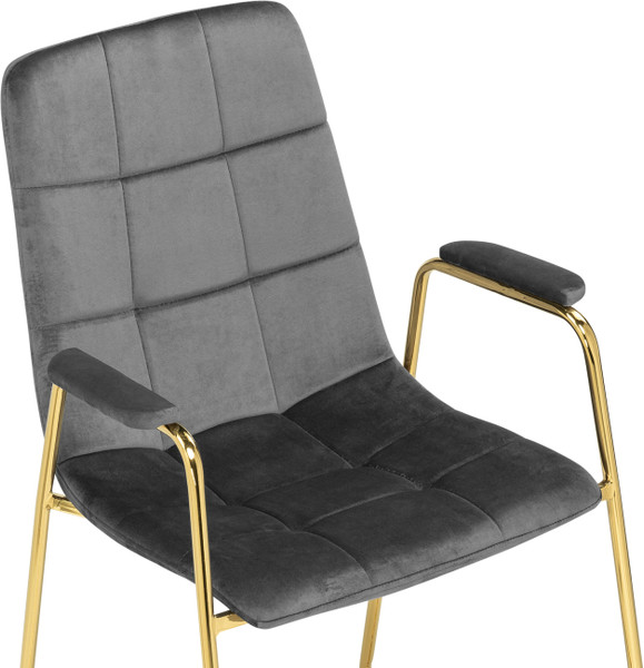 Изображение товара Стул Woodville Lana (темно-серый/золотой)