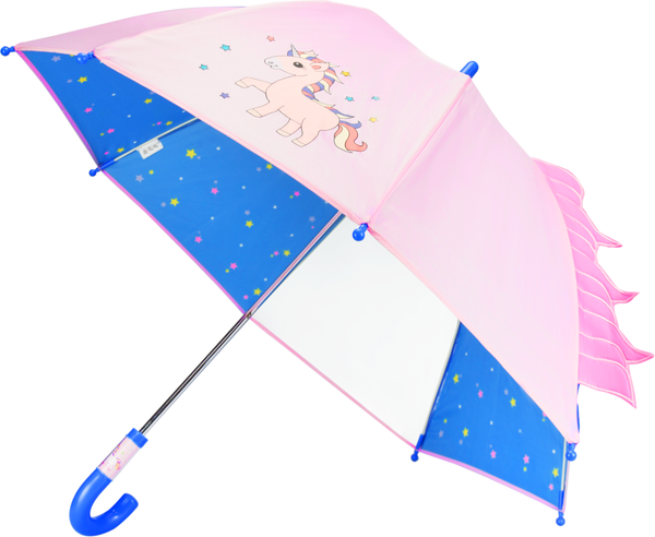 Изображение товара Зонт-трость Solmax&Kids Единорог / SM90583 (розовый)
