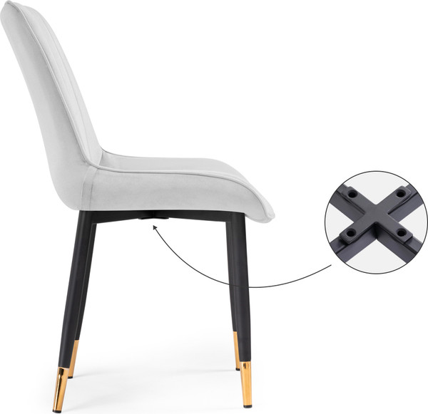 Изображение товара Стул Woodville Seda-1 / 15295 (black/gold/black)