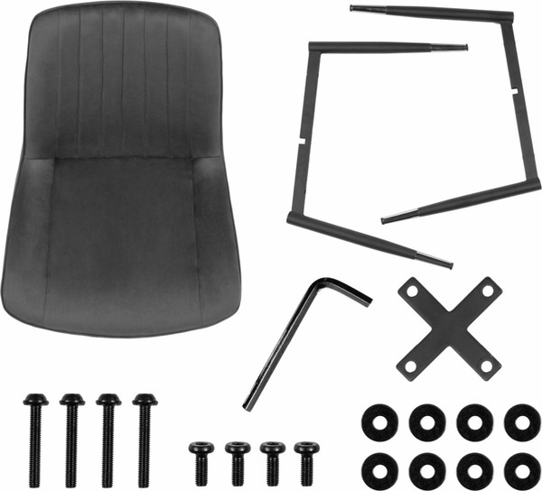 Изображение товара Стул Woodville Seda 1 (зеленый/золотой/черный)