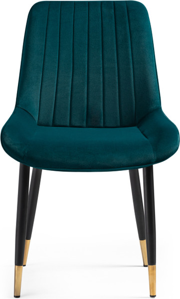 Изображение товара Стул Woodville Seda 1 (зеленый/золотой/черный)