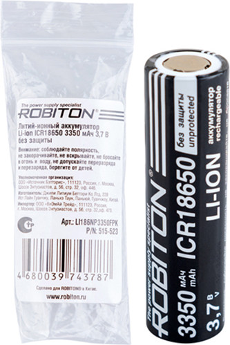 Изображение товара Аккумулятор Robiton LI186NP3350FPK / БЛ18799