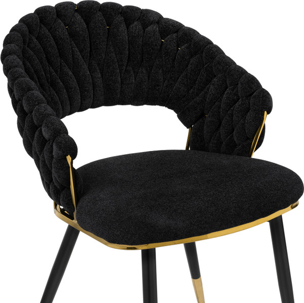 Изображение товара Стул Woodville Rakel (черный/золотой)