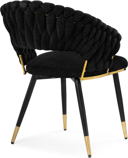 Изображение товара Стул Woodville Rakel (черный/золотой)