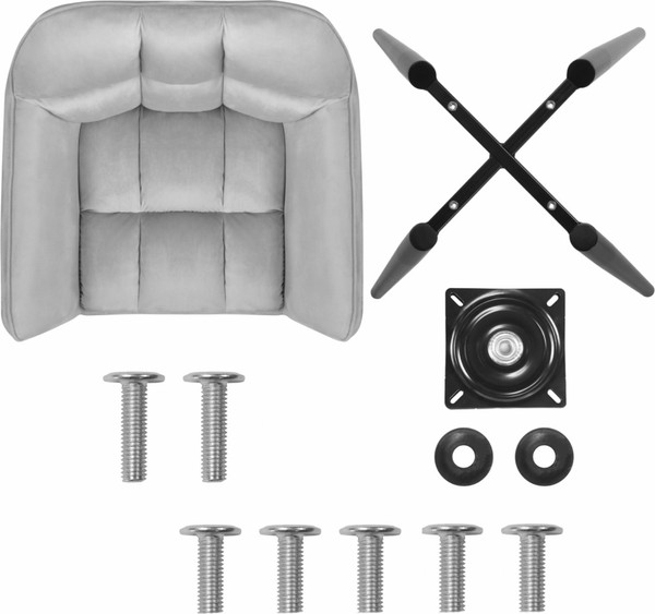 Изображение товара Стул Woodville Ямес поворотный (бежевый/черный глянец)