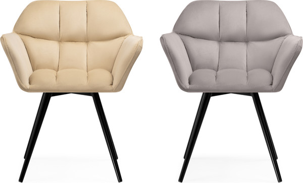 Изображение товара Стул Woodville Ямес поворотный (бежевый/черный глянец)