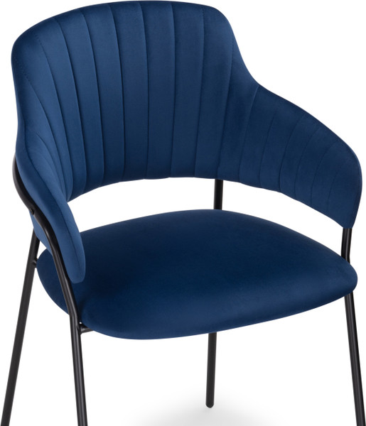 Изображение товара Стул Woodville Инклес (синий/черный глянец)
