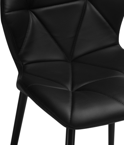 Изображение товара Стул Woodville Вальд (экокожа черный/черный глянец)