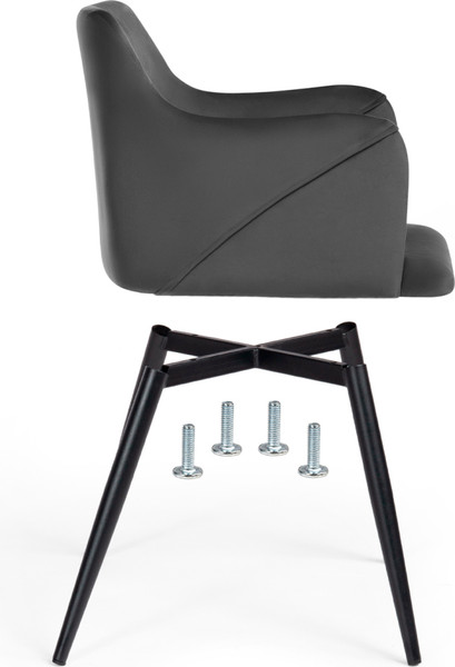 Изображение товара Стул Woodville Эджелл (зеленый/черный)