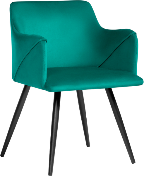 Изображение товара Стул Woodville Эджелл (зеленый/черный)