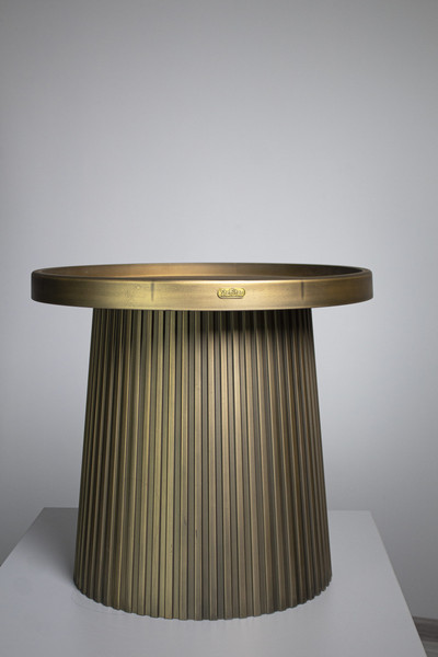 Изображение товара Журнальный столик Sheffilton SHT-CT94 (патина золотая, пластик)