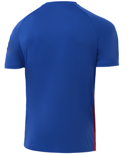 Изображение товара Футболка игровая футбольная Jogel Camp Striped Jersey JC1ST0121.ZR (XL, красный/синий)