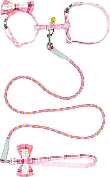 Изображение товара Шлея с поводком Solmax&Zoo MUZ99281 (розовый)