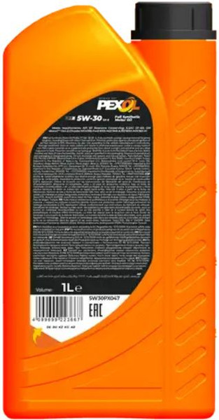 Изображение товара Моторное масло Pexol P7 5W30 SP RC GF-6A / 5W30PX047 (1л)
