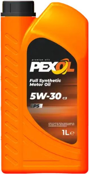 Изображение товара Моторное масло Pexol P5 5W30 C3 SN / 5W30PX064 (1л)