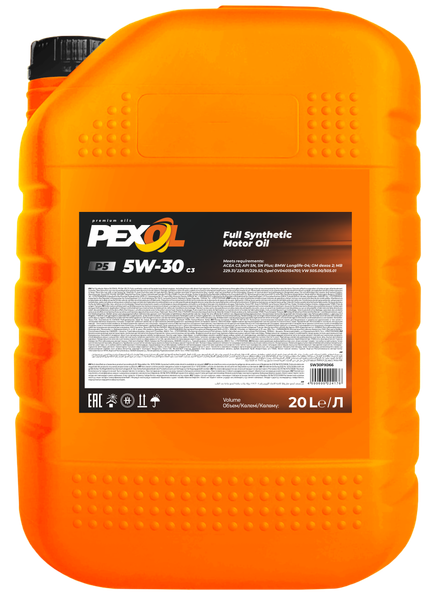 Изображение товара Моторное масло Pexol P5 5W30 C3 SN / 5W30PX066 (20л)