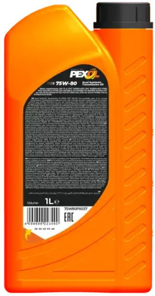 Изображение товара Трансмиссионное масло Pexol GR3 75W80 GL-4 / 75W80PX037 (1л)