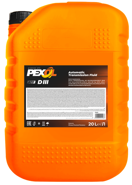 Изображение товара Трансмиссионное масло Pexol ATF D III / PX011 (20л)