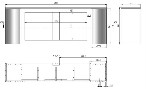 Изображение товара Портал для камина Смолком Dakota F 2D-fr3 V60 (бьянко белый)