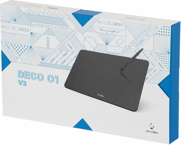Изображение товара Графический планшет XP-Pen Deco 01 v3 (черный)