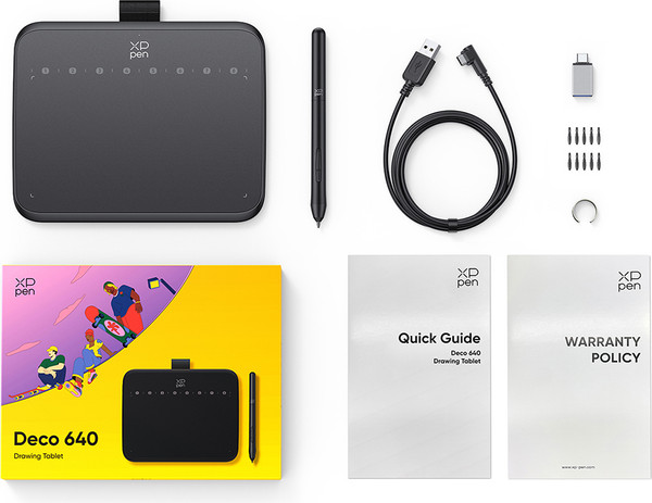 Изображение товара Графический планшет XP-Pen Deco 640