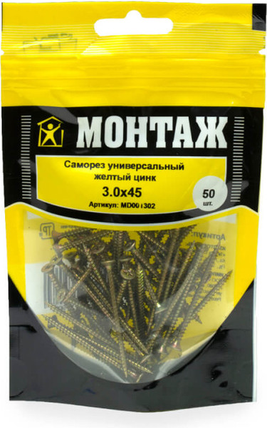 Изображение товара Саморез Монтаж Универсальный 3.0x45 / MD001302 (50шт)