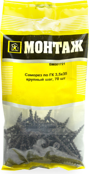 Изображение товара Саморез Монтаж 3.5x35 / BM001721 (70шт)