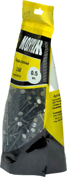 Изображение товара Гвоздь строительный Монтаж Строительный 2.5x60 / MD001305 (0.5кг)