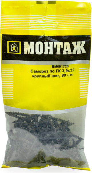 Изображение товара Саморез Монтаж 3.5x32 / BM001720 (80шт)