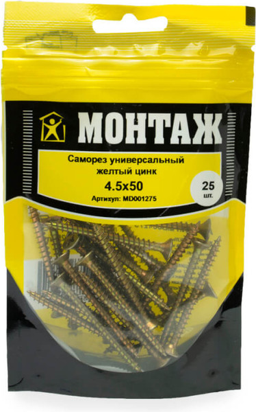 Изображение товара Саморез Монтаж Универсальный 4.5x50 / MD001275 (25шт)