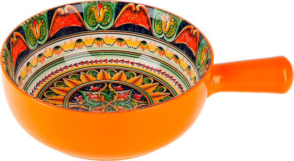 Изображение товара Кокотница Nouvelle С ручкой Arabesque / 0860229 (оранжевый)