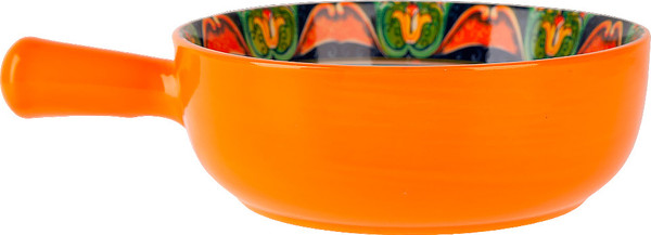 Изображение товара Кокотница Nouvelle С ручкой Arabesque / 0860229 (оранжевый)